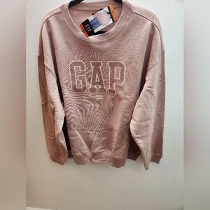 GAP Women Pink Crewneck Sweater